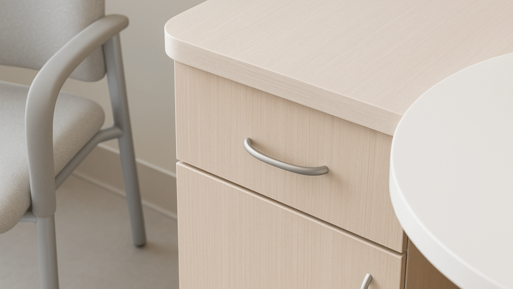 Design Trends in Seamless Surfaces: How 3DL Thermofoil Eliminates Edge Banding in Healthcare and Office Furniture